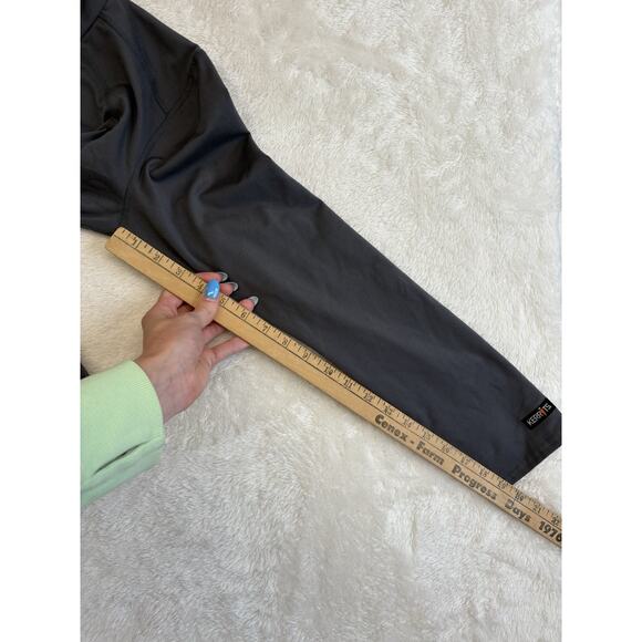 Kerrits grey mock neck long sleeve base layer with pockets-M - Picture 7 of 9